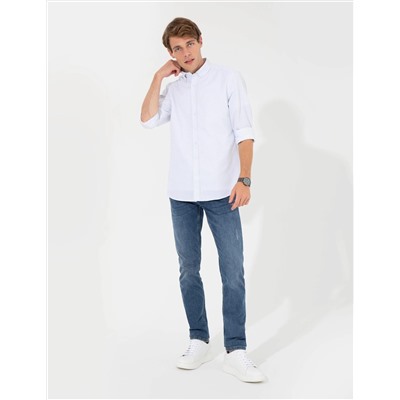 Saks Slim Fit Uzun Kollu Gömlek