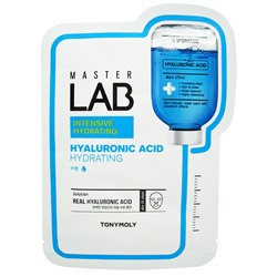 TONYMOLY MASTER LAB REAL HYALURONIC ACID Тканевая маска для лица с гиалуроновой кислотой 19г