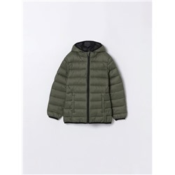 LIGHTWEIGHT HOODED PUFFER JACKET