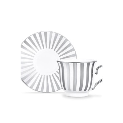 Blanche 2'li Kahve Fincan Takımı - Renkli - 90 ml