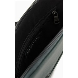 Matte flat crossbody bag