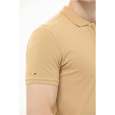 Erkek Camel Basic Polo Yaka Tişört