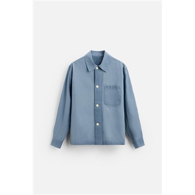 SOBRECAMISA EFECTO ENCERADO