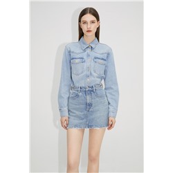 Camisa vaquera Azul