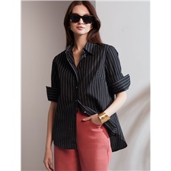 Блузка свободного силуэта из 100% хлопка