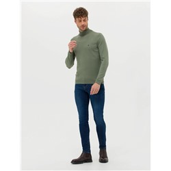 Duman Slim Fit Balıkçı Yaka Basic Triko Kazak