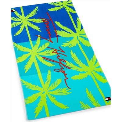 Tommy Hilfiger Cotton 35" x 66" Printed Beach Towel | Полотенце пляжное