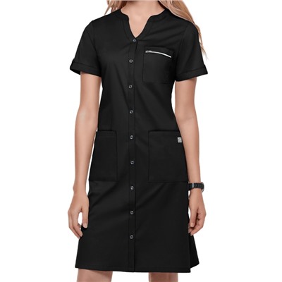 UA Butter-Soft STRETCH Button Up Shirt Scrub Dress