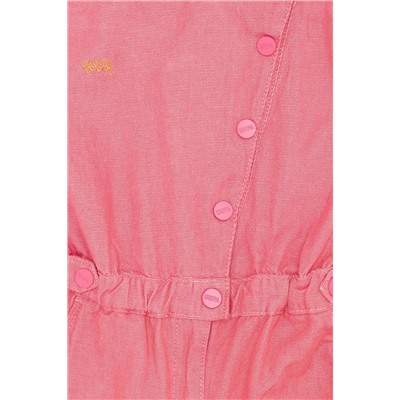 Kız Çocuk Pembe Jean Elbise