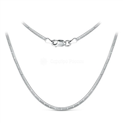 Цепь из серебра родированная - 50 см 524952R030L50