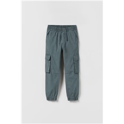 PANTALÓN CARGO POPELÍN