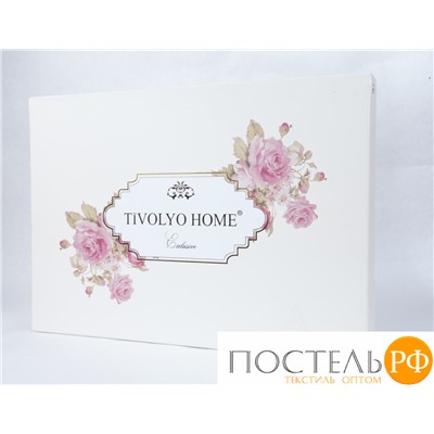 T1219T10078108 Набор полотенец Tivolyo Home JULIET розовый 3 предмета