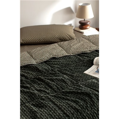 Vincent Tek Kişilik Wellsoft Comforter Set - Yeşil