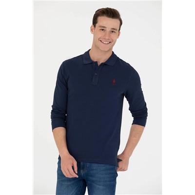 Erkek Lacivert Basic Sweatshirt