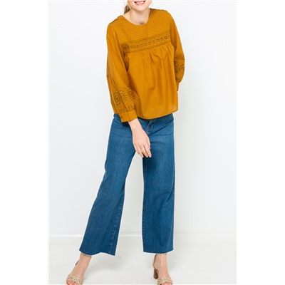 Blusa Mostaza oscuro