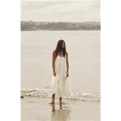 MIDI DRESS WITH COIN DETAIL