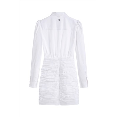 Vestido camisero Blanco