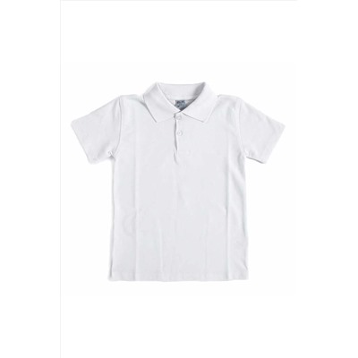 ALM Beyaz Kısa Kol 6-16 Yaş Çocuk Okul Lakos Tişört/t-shirt - 80238-beyaz 80238-001 beyaz