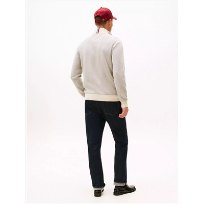 Quarter-Zip Mockneck Sweater