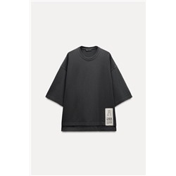 LABEL COTTON T-SHIRT