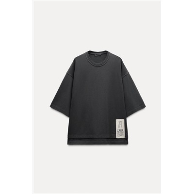 LABEL COTTON T-SHIRT