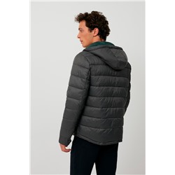 Anorak con capucha Gris