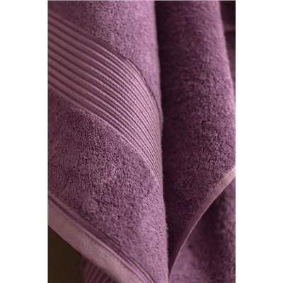 Clarette Banyo Havlusu - Mor - 90x150 cm