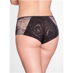 006 трусы бразильяна SIZE PLUS (чёрный, 42/XL) Akcent