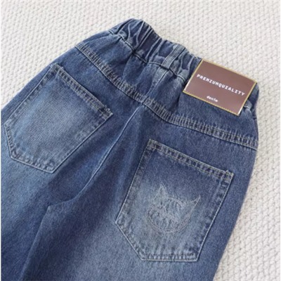 Джинсы для девочек 6-13 лет