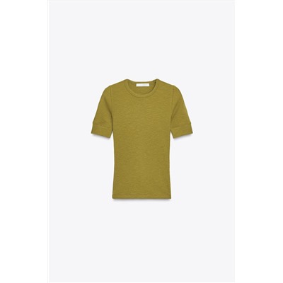 RIB SHORT SLEEVE T-SHIRT