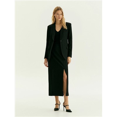 Юбка миди с разрезами, S1121/monk