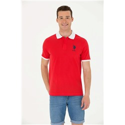 Erkek Kırmızı Polo Yaka Tişört