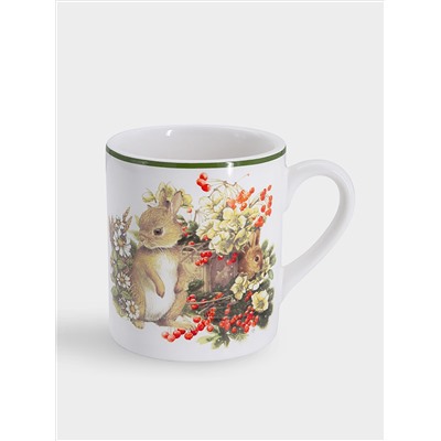 Набор, 3 пр, тарелка 18 см, салатник 13 см, кружка 200 мл, Зайчата