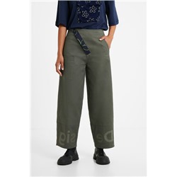 Pantalón culotte cropped