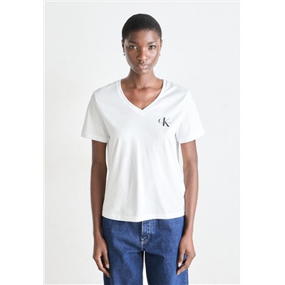 Calvin Klein Jeans MONOLOGO TEE 2 PACK - Camiseta básica