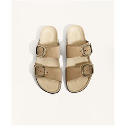 Sandalia serraje hebilla