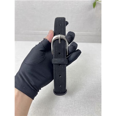 Женский классический ремень из замши