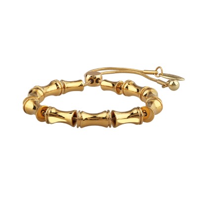 Браслет Бамбук (покрытие золото) 23см, Есть комплект