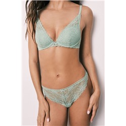 Tanga encaje verde