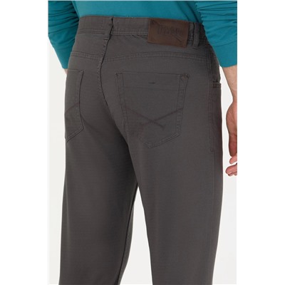 Erkek Antrasit Kanvas Pantolon