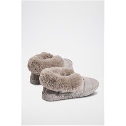 Botines forrados Gris
