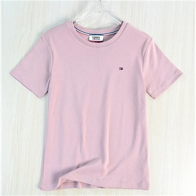 Повседневная хлопковая свободная прямая футболка ТОММИ ДЖИН*С