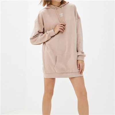 Женское удлинённое худи - толстовка с капюшоном  АДИДА*С