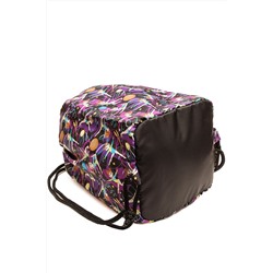 Мешок для обуви объемный Гимнастки черный фон