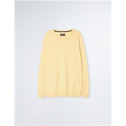 Knitted Jumper, Men, Light Yellow