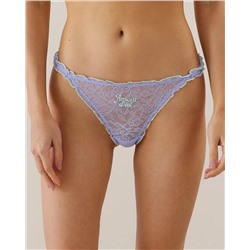 Encaje con bordado tanga