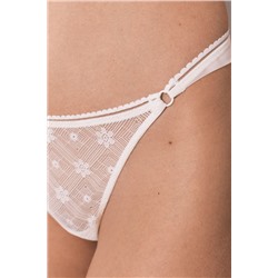 Braga brasileña encaje y tul blanco