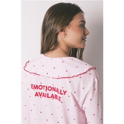 Camisón algodón cuello bobo