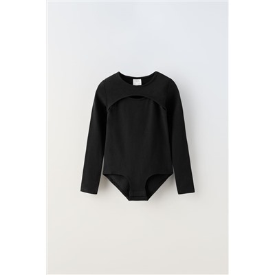 CUT-OUT BODYSUIT TOP
