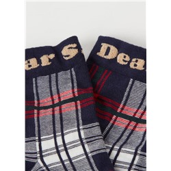 Kurze Socken mit Weihnachtsmotiv Family